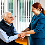 지방행정사 이론과 실무 차이 - The Citizen Interaction**

A friendly "Rathaus" (town hall) employee in a professional dress, assist...